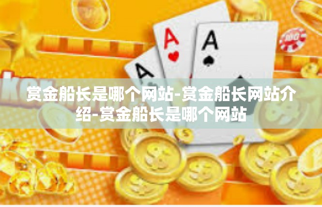 赏金船长是哪个网站-赏金船长网站介绍-赏金船长是哪个网站