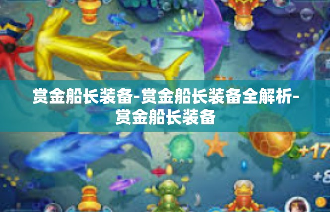 赏金船长装备-赏金船长装备全解析-赏金船长装备