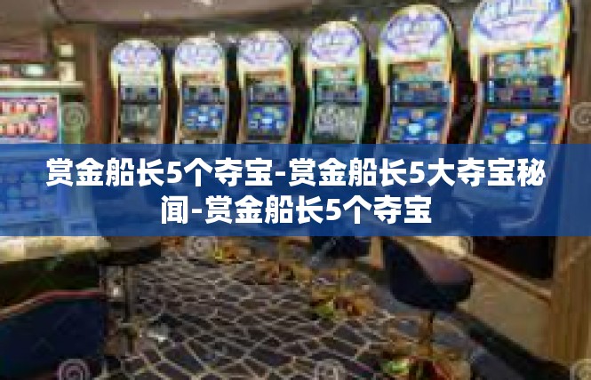 赏金船长5个夺宝-赏金船长5大夺宝秘闻-赏金船长5个夺宝