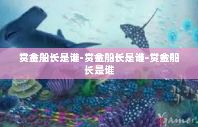 赏金船长是谁-赏金船长是谁-赏金船长是谁