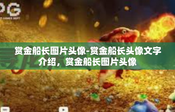 赏金船长图片头像-赏金船长头像文字介绍，赏金船长图片头像