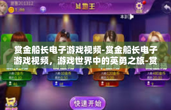 赏金船长电子游戏视频-赏金船长电子游戏视频，游戏世界中的英勇之旅-赏金船长电子游戏视频