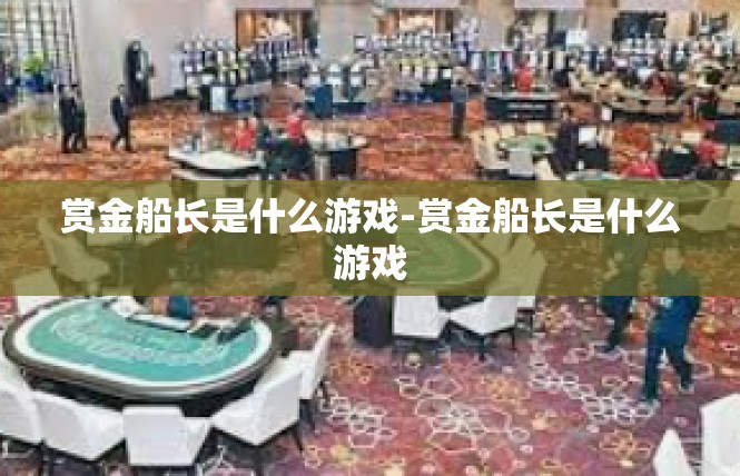 赏金船长是什么游戏-赏金船长是什么游戏
