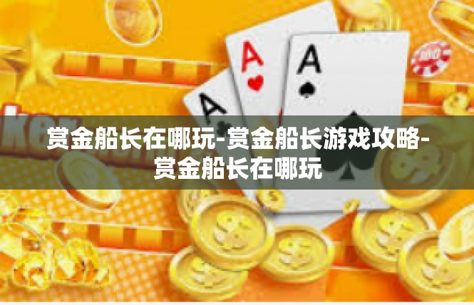 赏金船长在哪玩-赏金船长游戏攻略-赏金船长在哪玩