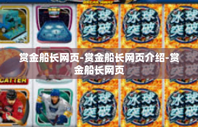赏金船长网页-赏金船长网页介绍-赏金船长网页