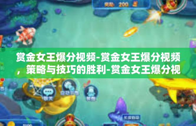 赏金女王爆分视频-赏金女王爆分视频，策略与技巧的胜利-赏金女王爆分视频