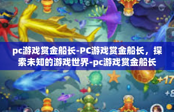 pc游戏赏金船长-PC游戏赏金船长，探索未知的游戏世界-pc游戏赏金船长