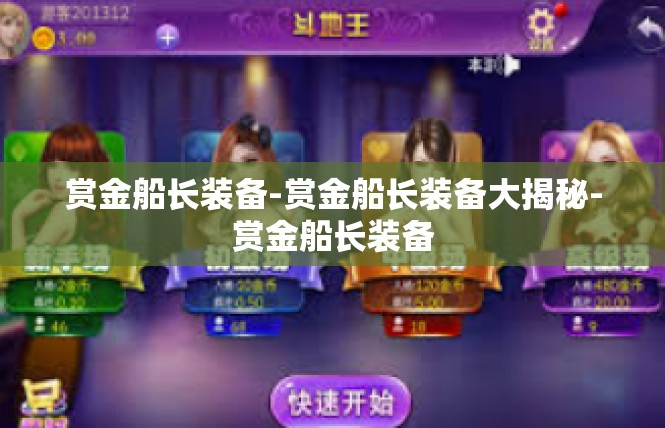赏金船长装备-赏金船长装备大揭秘-赏金船长装备